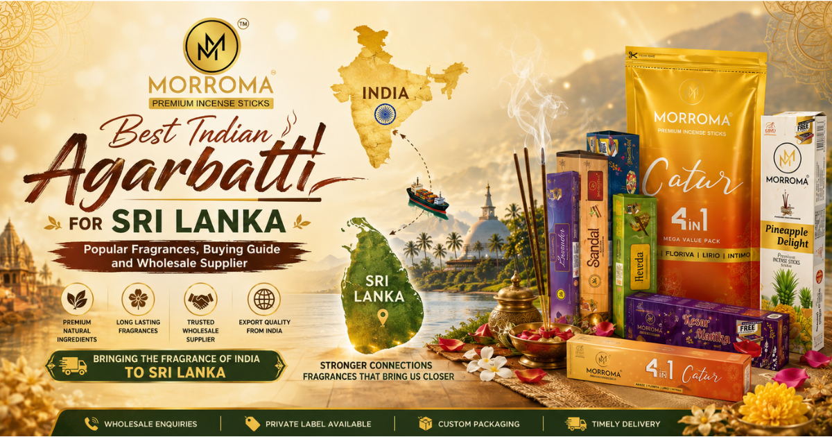 Agarbatti Manufacturers in India supplying incense sticks to Sri Lanka